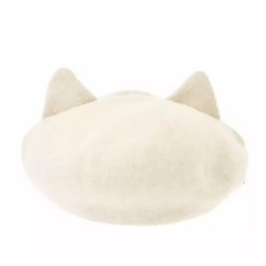 Disney Store Japan Marie Kawaii Cat Ear Hat Beret Cream White Aristocats